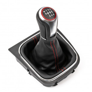 Gear Shift Knob With Boot For Skoda Superb 2 II 6 Speed