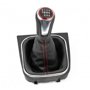 Gear Shift Knob With Boot For Skoda Superb 2 II 6 Speed