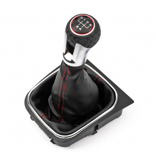 Gear Shift Knob With Boot For VW Golf 5 V 6 VI Jetta 5 Speed