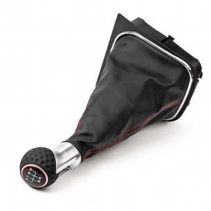 Gear Shift Knob With Boot For VW Golf 5 V 6 VI Jetta 5 Speed