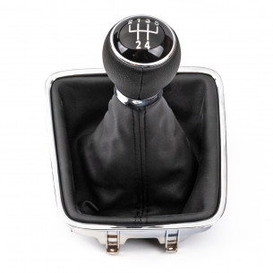 Gear Shift Knob With Boot For VW Golf Plus Sharan Tiguan 5 Speed - Aftermarket