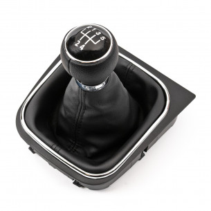 Gear Shift Knob With Boot For VW Golf V VI Jetta 5 Speed - Aftermarket