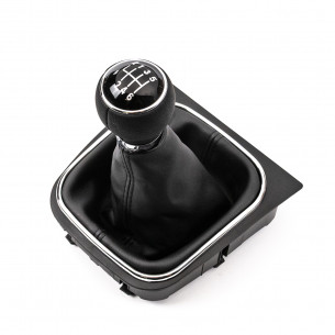 Gear Shift Knob With Boot For VW Golf V VI Jetta 6 Speed - Aftermarket