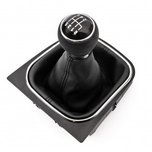 Gear Shift Knob With Boot For VW Golf V VI Jetta 6 Speed - Aftermarket