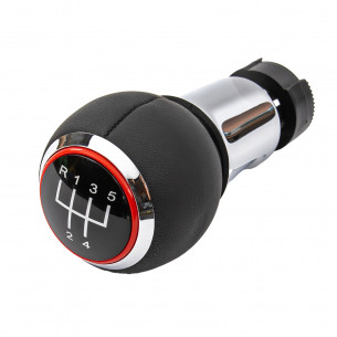 Gear Shift Stick Knob For Audi A3 8P1 S-LINE 5 Speed Red Ring