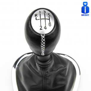 Gear Shift Stick Knob with Boot 6-Speed For Opel Fiat Renault