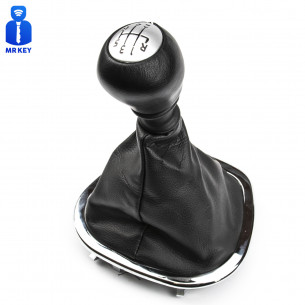 Gear Shift Stick Knob with Boot 6-Speed For Opel Fiat Renault