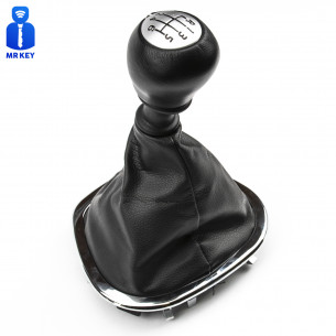 Gear Shift Stick Knob with Boot 6-Speed For Opel Fiat Renault