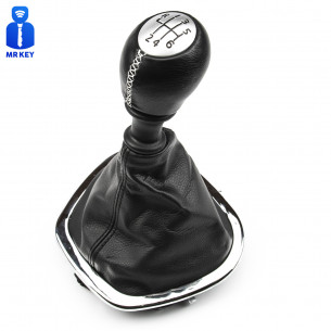 Gear Shift Stick Knob with Boot 6-Speed For Opel Fiat Renault