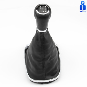 Gear Shift Stick Knob with Boot 6-Speed For Opel Mokka