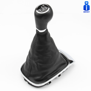 Gear Shift Stick Knob with Boot 6-Speed For Opel Mokka