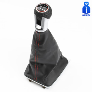 Gear Shift Stick Knob with Boot 6-Speed LHD For VW