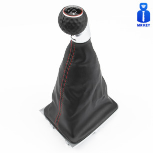 Gear Shift Stick Knob with Boot 6-Speed LHD For VW