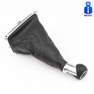 Gear Shift Stick Knob with Boot 6-Speed LHD For VW