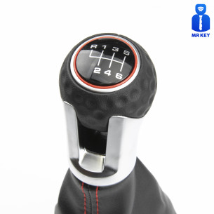 Gear Shift Stick Knob with Boot 6-Speed LHD For VW