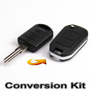 Guscio Chiave Kit di Conversion per Opel con 2 Pulsanti