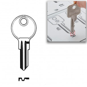 101H-225H, F1-F50 Vervanging Crown Caravansleutels