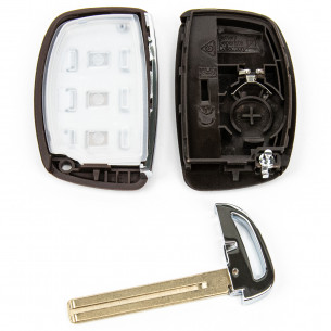 Hyundai I10 I20 IX35 I40 Ioniq Sleutelbehuizing 3 knoppen KIA7