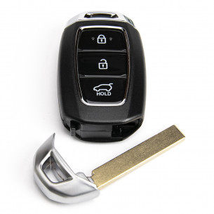 Hyundai i30 Santa Fe Kona Elantra Avante Guscio Chiave con 3 pulsanti