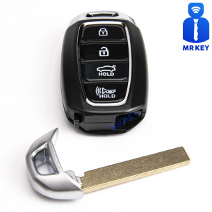 Hyundai Key Cover With 4 Buttons - Aftermarket