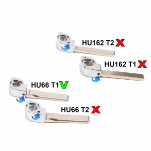 Key Blade HU66 T1 for VW - Aftermarket