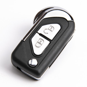 Citroen Flip Key Case With 2 Buttons