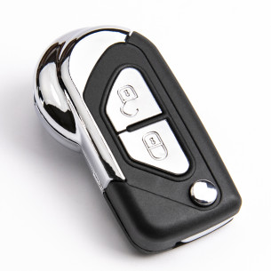 Citroen Flip Key Case With 2 Buttons