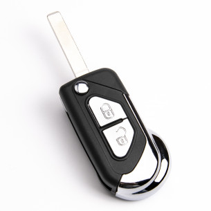 Citroen Flip Key Case With 2 Buttons