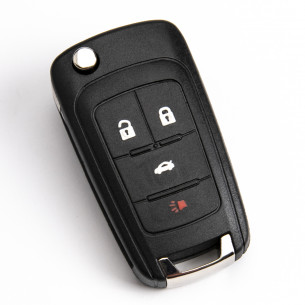 Chevrolet Flip Key Case With 4 Buttons