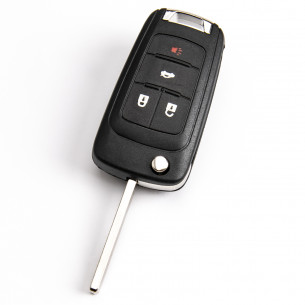 Chevrolet Flip Key Case With 4 Buttons