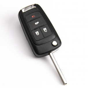 Chevrolet Flip Key Case With 4 Buttons