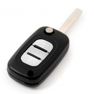Key Case for Renault Dacia 7701210034 with 3 Buttons - Aftermarket