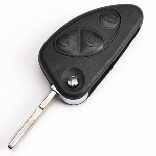 Alfa Romeo Flip Key Case With 3 Buttons - Aftermarket