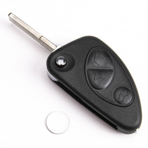 Alfa Romeo Flip Key Case With 3 Buttons