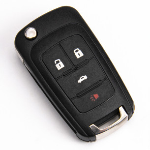 Opel Flip Key Case With 4 Buttons