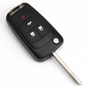 Opel Flip Key Case With 4 Buttons