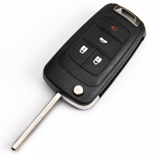 Opel Flip Key Case With 4 Buttons