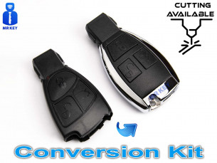 Key Conversion Kit With 3 Buttons for Mercedes