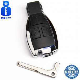 Mercedes Key Conversion Kit With 3 Buttons - Aftermarket