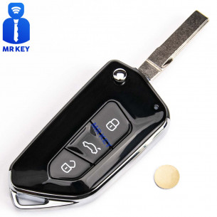 Key Conversion Kit With 3 Buttons for VW