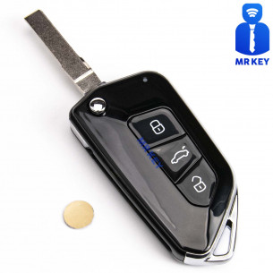 Key Conversion Kit With 3 Buttons for VW