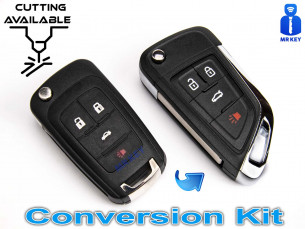 Key Conversion Kit With 4 Buttons for Opel