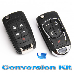 Key Conversion Kit With 5 Buttons for Chevrolet