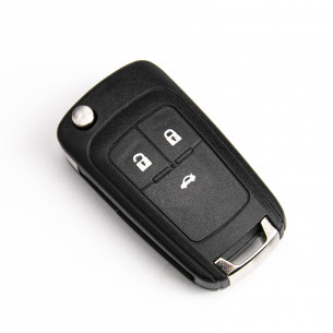 Chevrolet Flip Key Cover With 3 Buttons