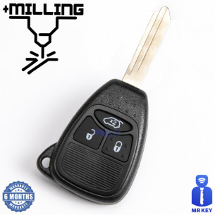 Car Key Cover With 3 Buttons for CHRYSLER DODGE JEEP