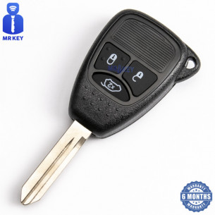 Car Key Cover With 3 Buttons for CHRYSLER DODGE JEEP