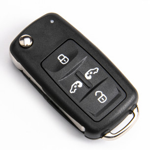 VW Flip Key Cover with 5 Buttons