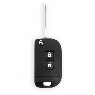 Key Cover Conversion Kit for Nissan Navara Qashqai X-Trail With 2 Buttons - Aftermarket