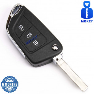 Key Cover Conversion Kit With 3 Buttons for Peugeot Citroen