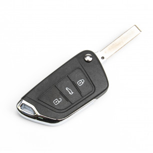 Key Cover Conversion Kit With 3 Buttons for Peugeot Citroen